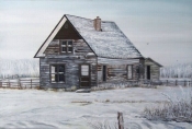 Frosted Farm House